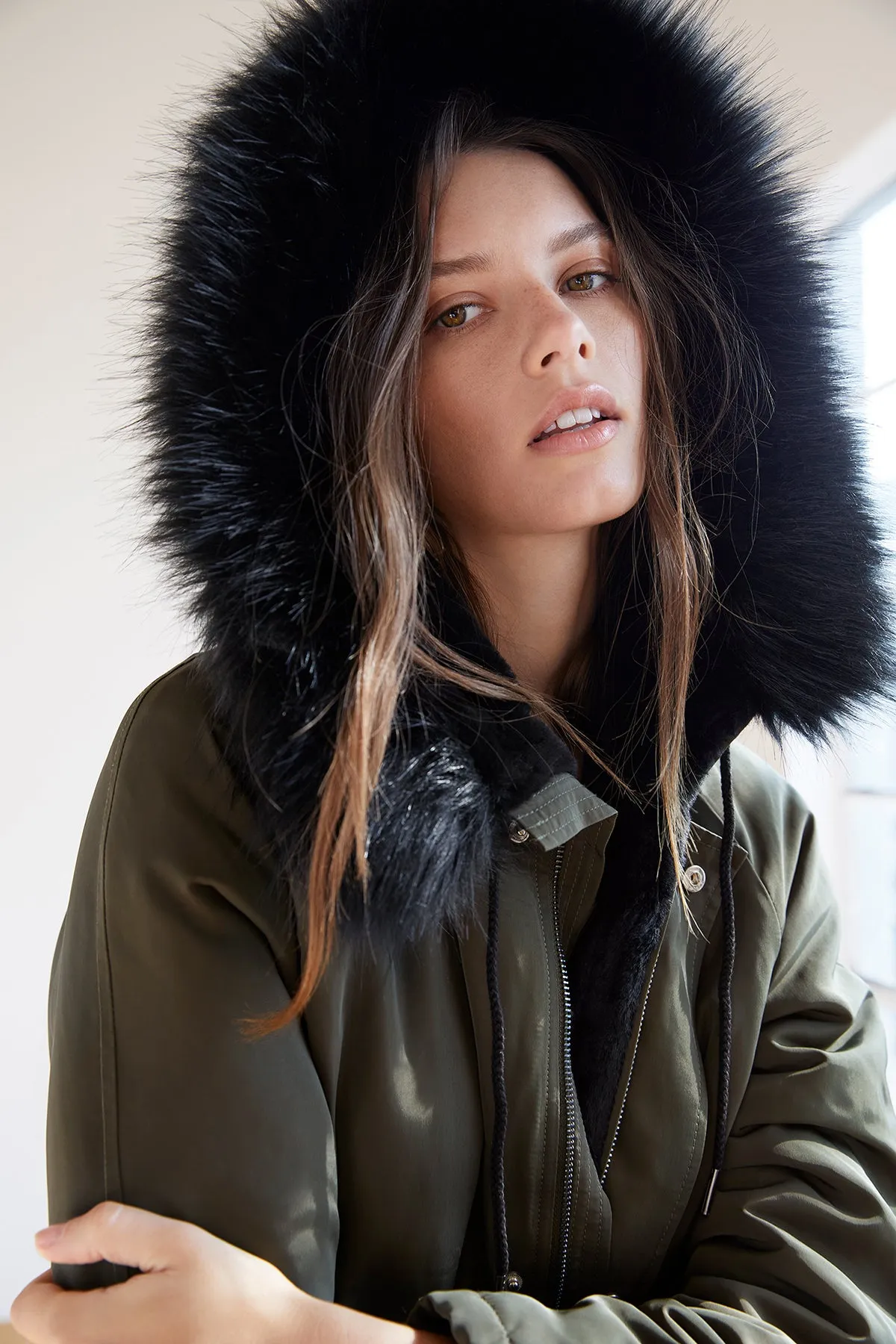 TIFFANY LUX FUR LINED PARKA