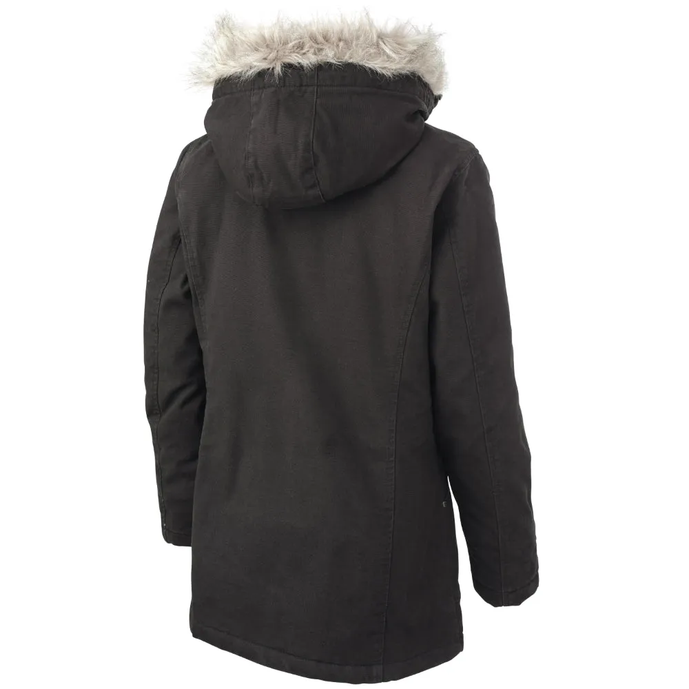 Tough Duck Women's Hydro Parka with Detachable Hood - WJ10