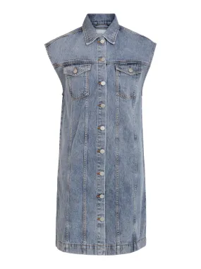 Vila Anites - Denim kjole / vest