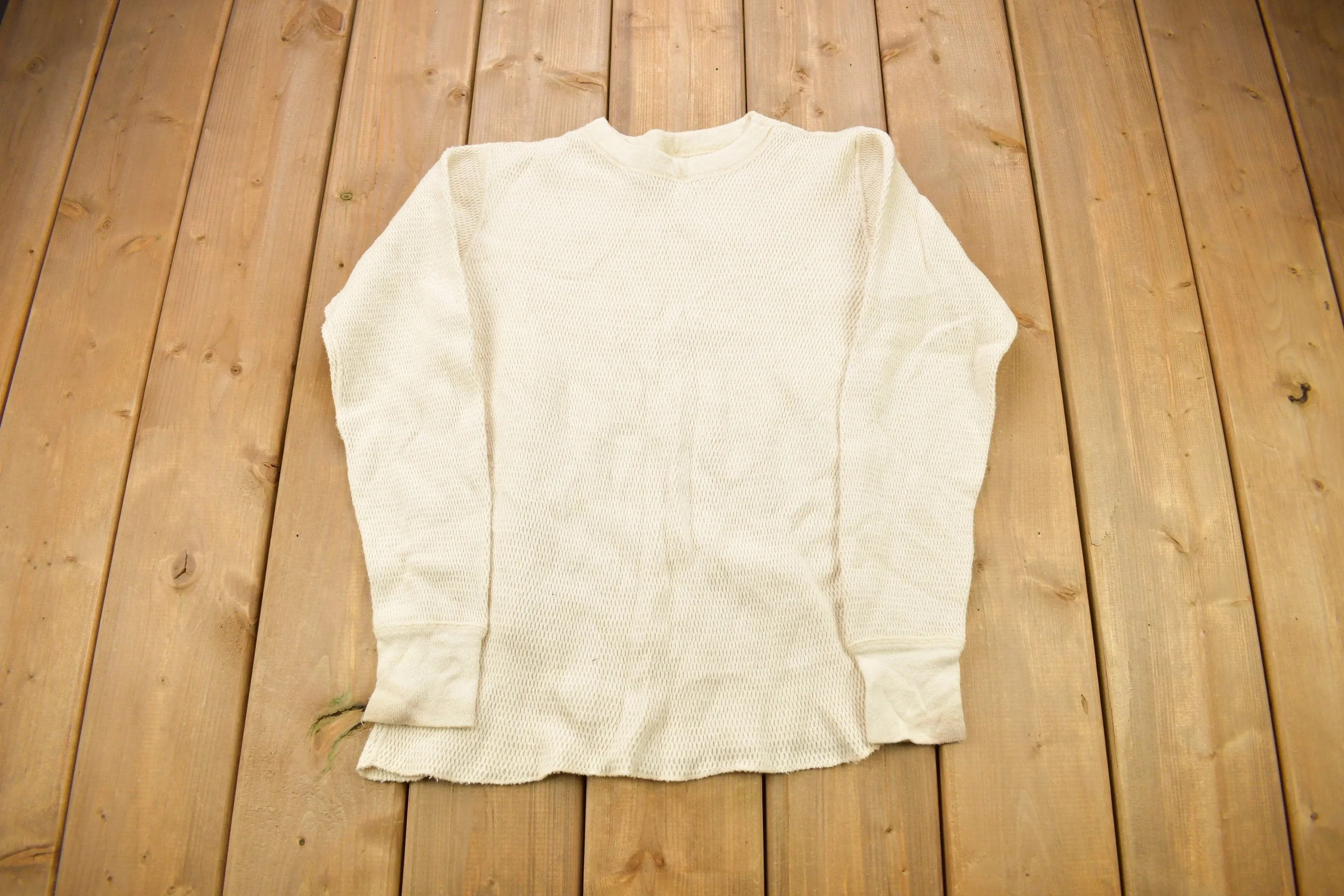 Vintage 1987 Military Thermal Undershirt