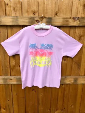 VINTAGE: Baby Pink Florida T-Shirt