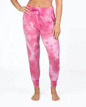 Weekend Joggers - Hibiscus Tie Dye