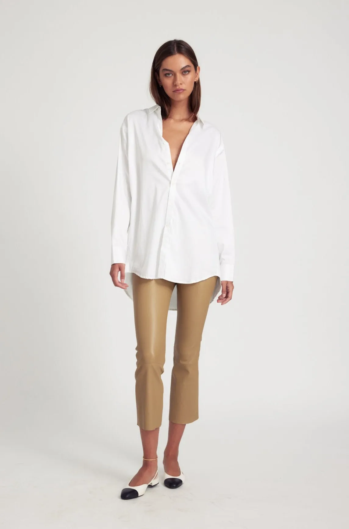 White Poplin Shirt