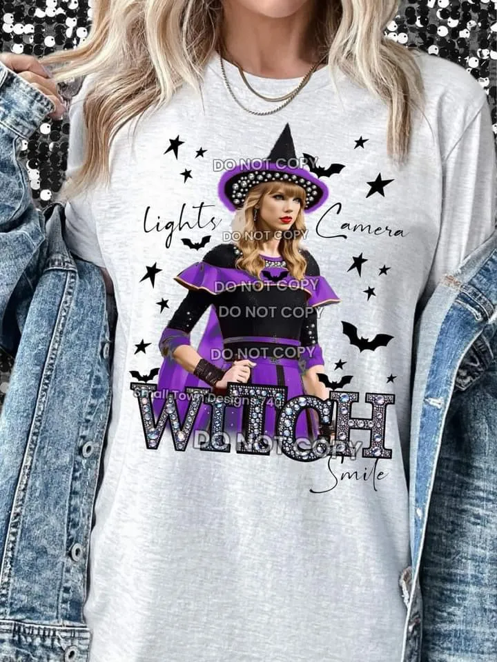 Witch Smile Halloween Shirt for Women