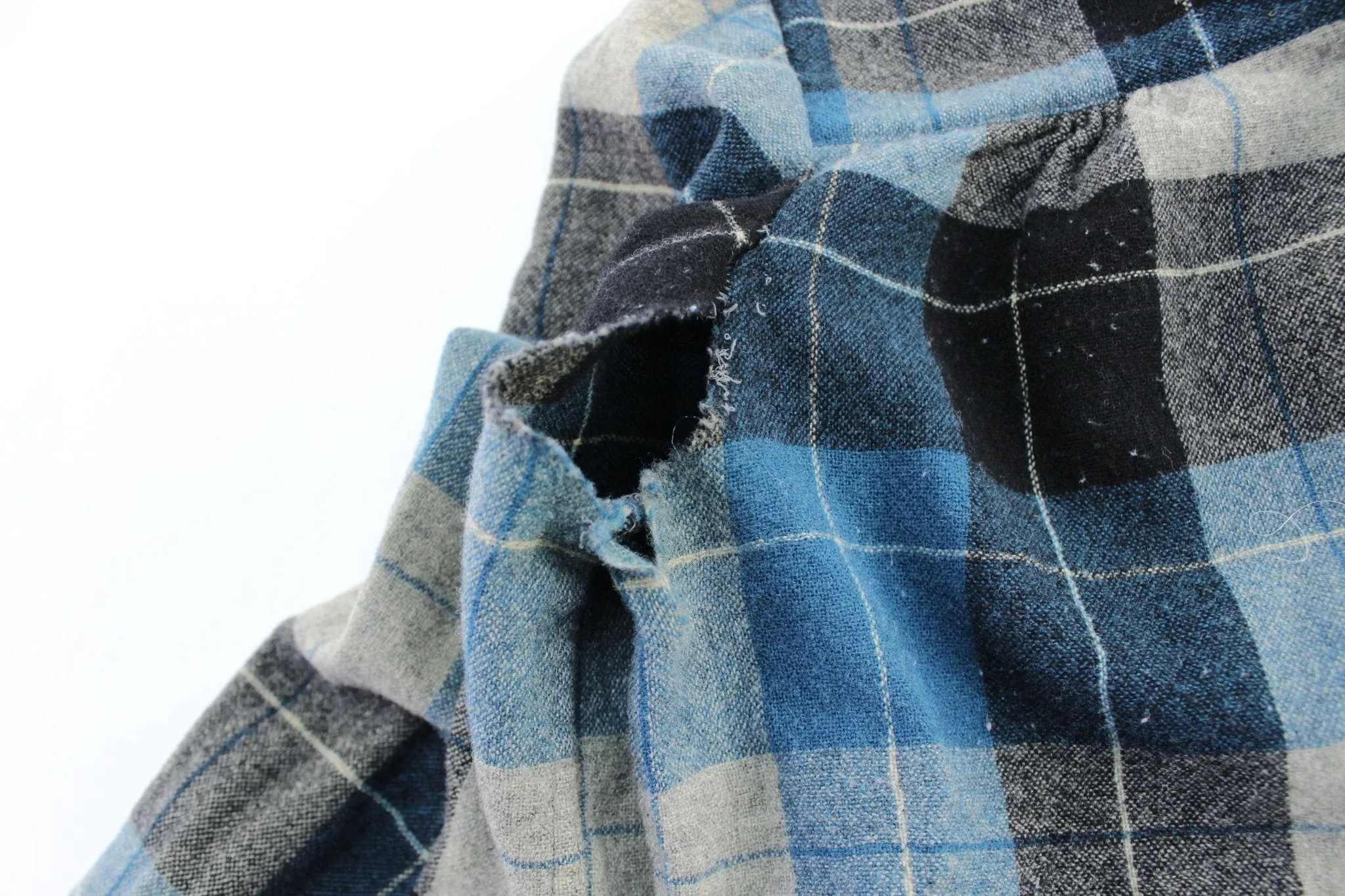 Women's 50's Pendleton Woolen Mills Blue & Black Plaid Coat