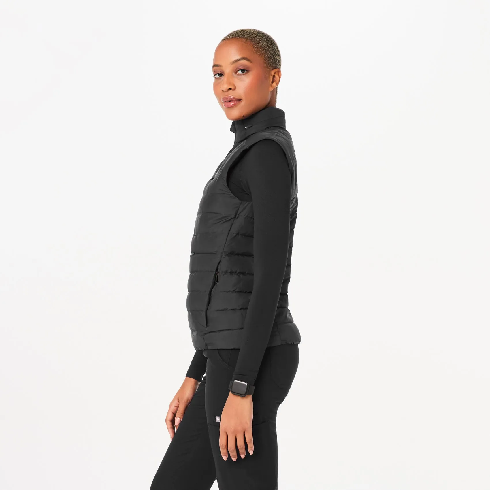 women's Black On-Shift™ Packable - Puffer Vest