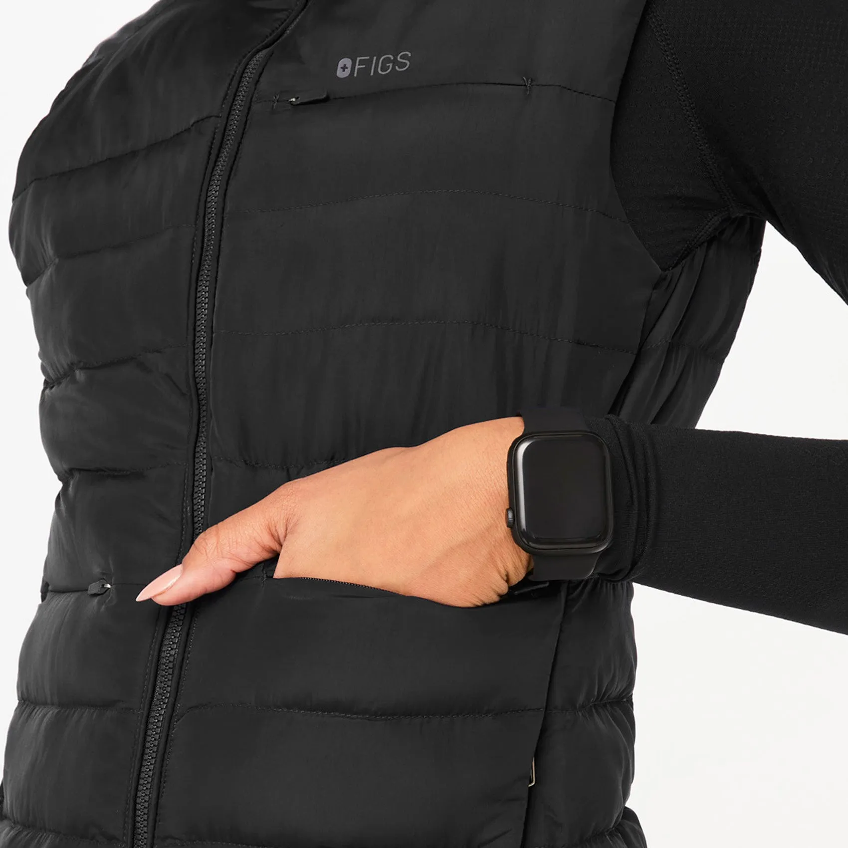 women's Black On-Shift™ Packable - Puffer Vest