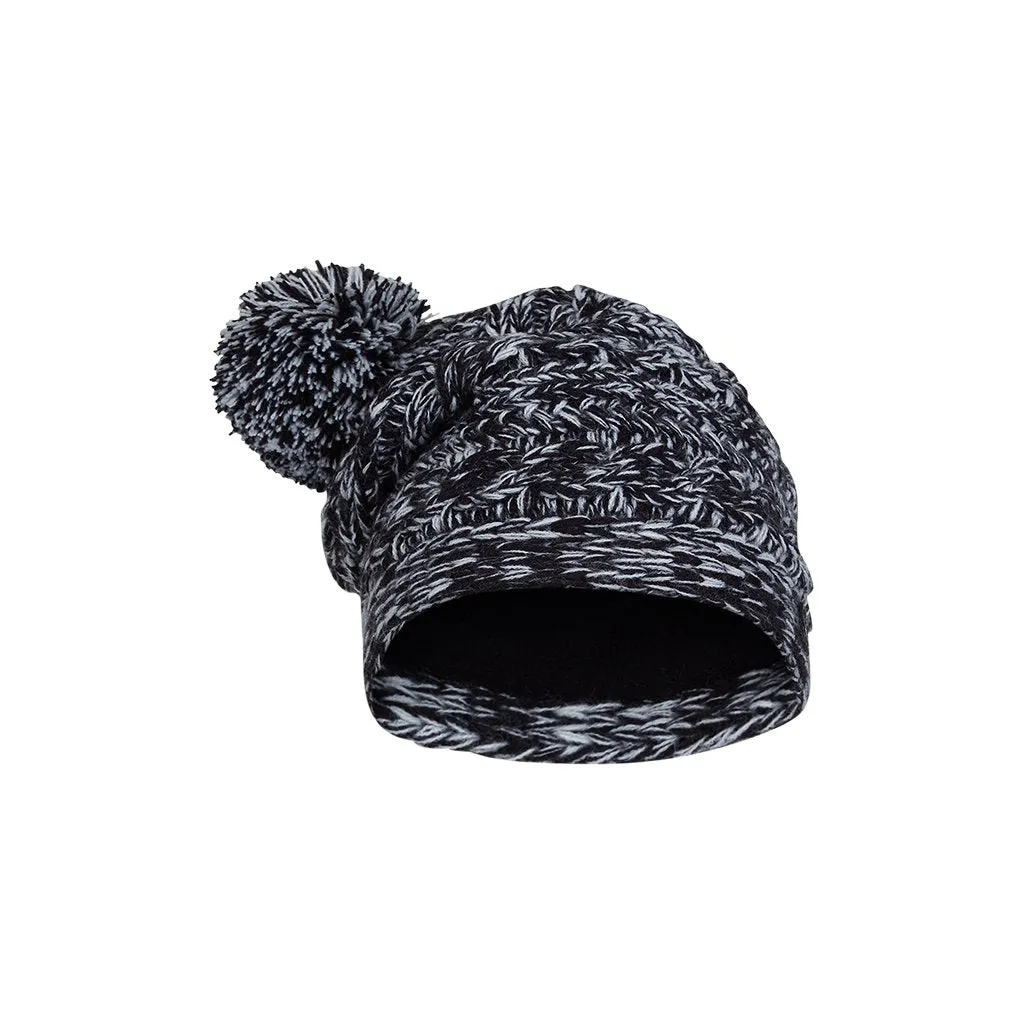 Womens Twisty Knit Pom - Black (2022)