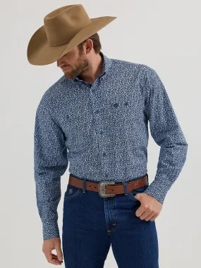 Wrangler Men's George Strait Long Sleeve Button Down