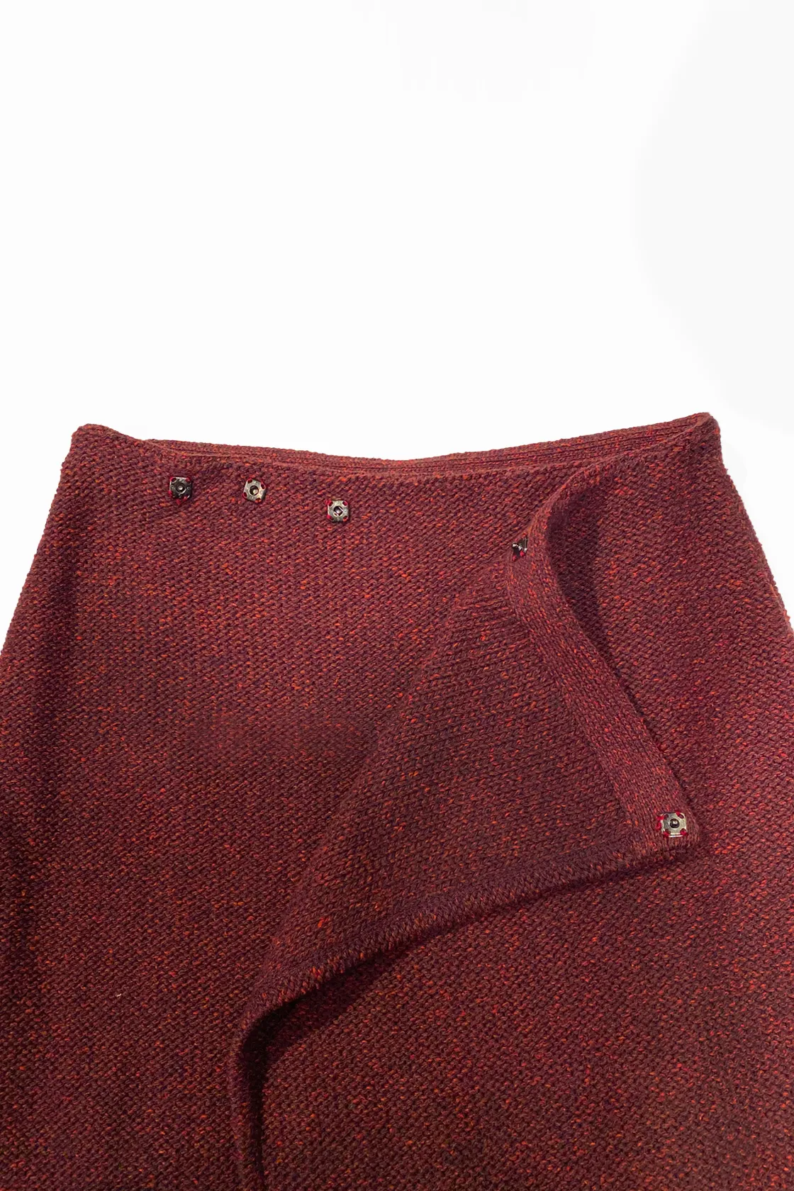 Wrap Skirt in Red Aspen