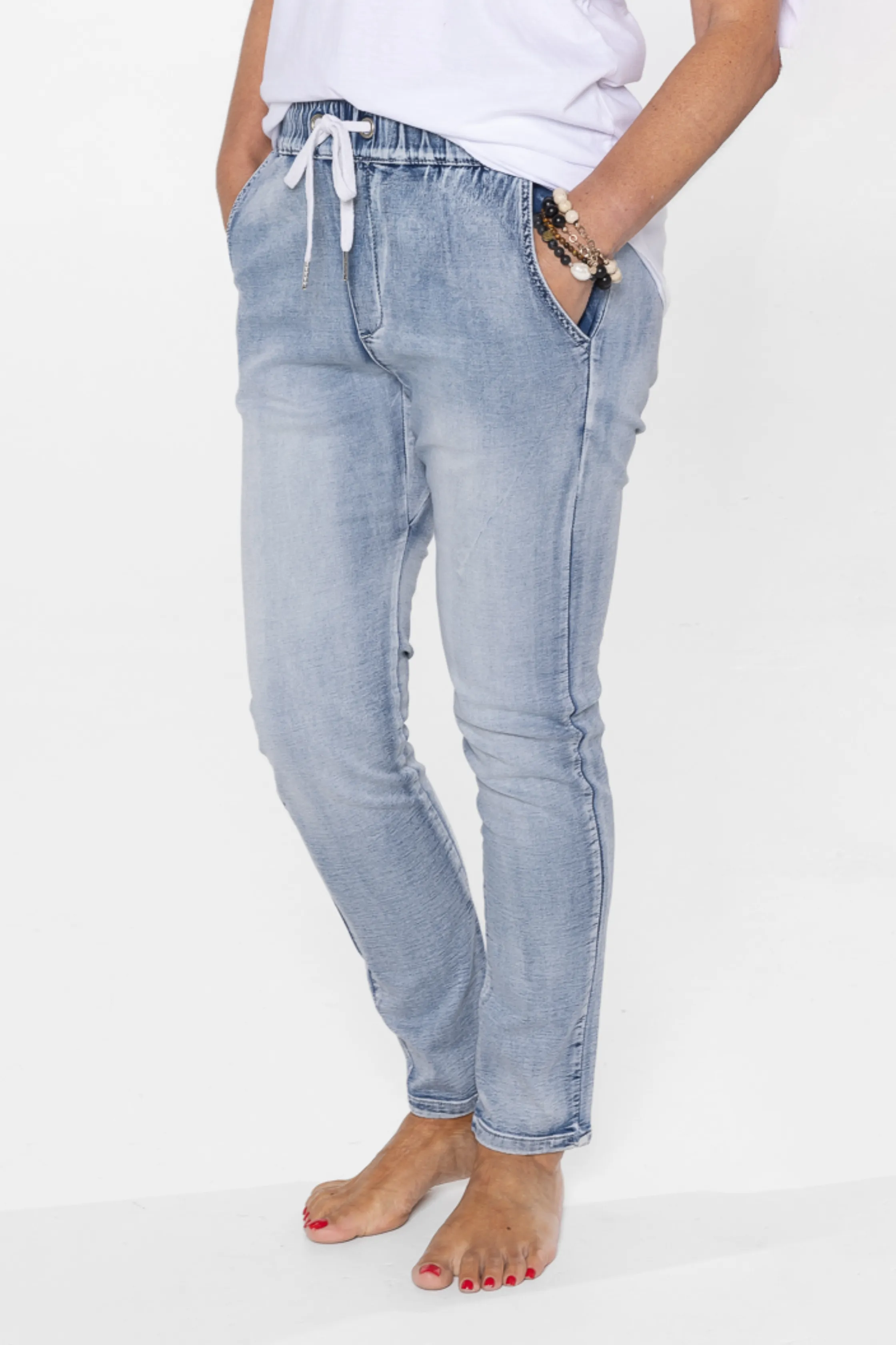 WREN DENIM JOGGER - Denim