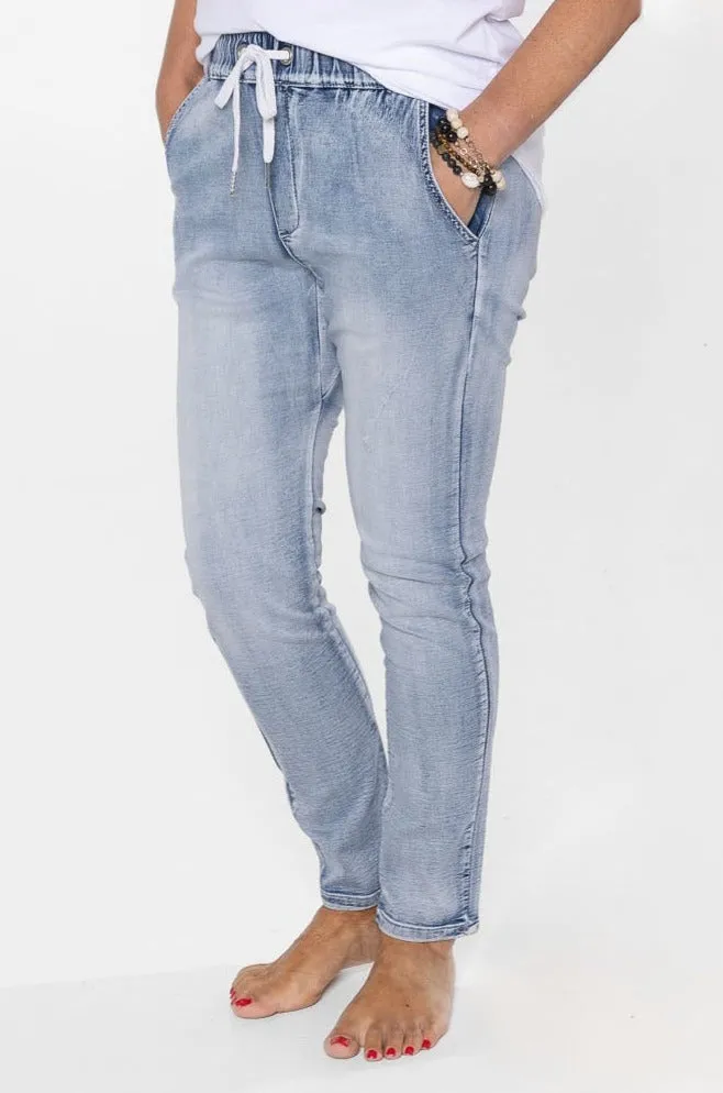 WREN DENIM JOGGER - Denim