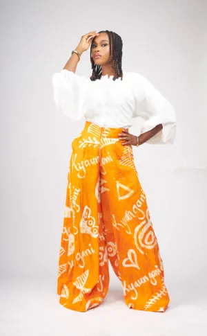 Yashi Adire Culotte pants