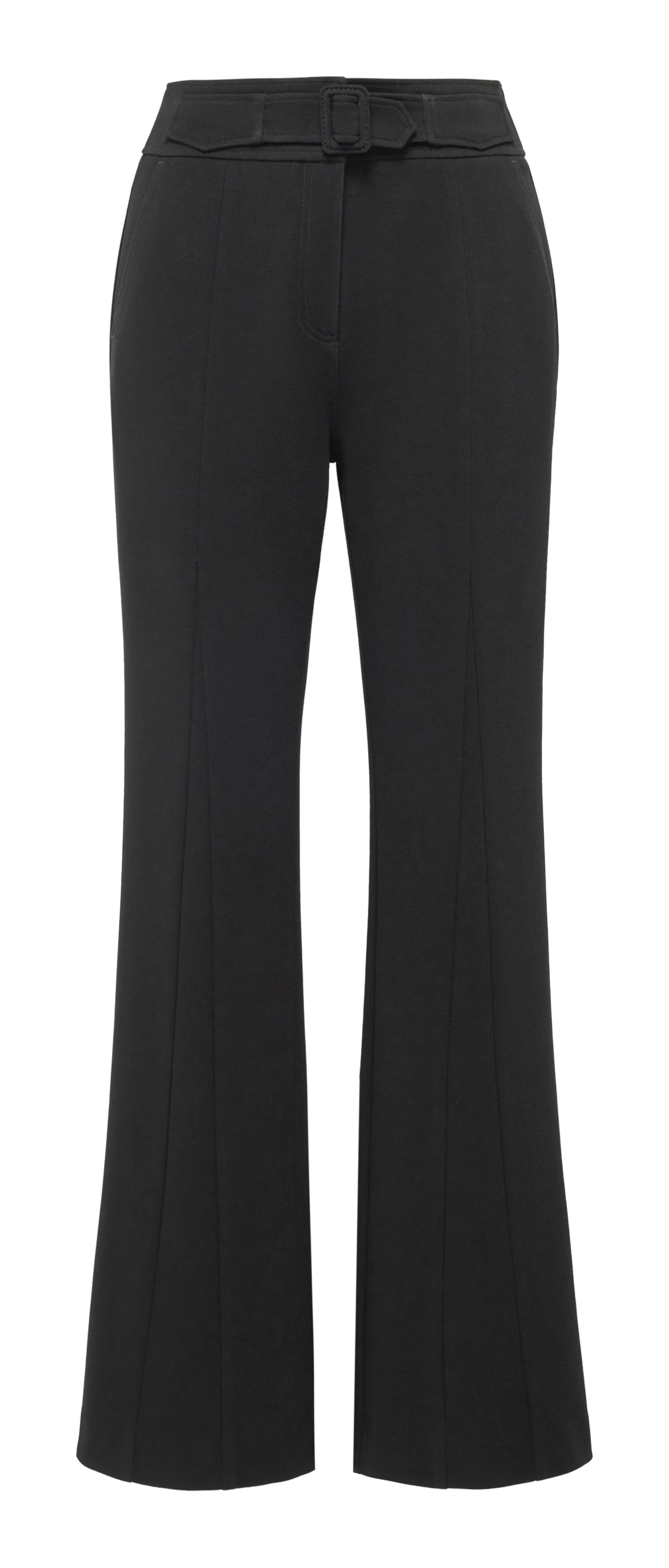 YAYING Acetate Straight Leg Flared Pants