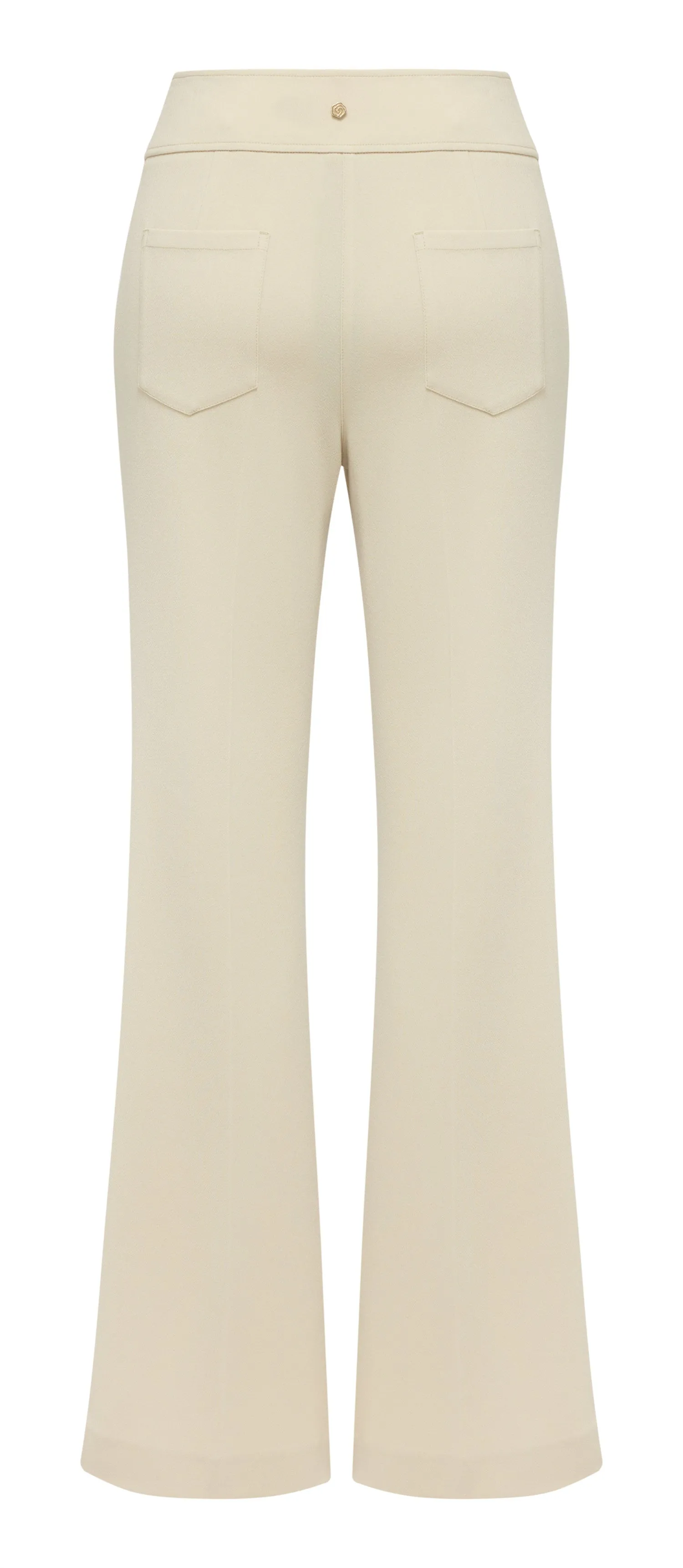 YAYING Triacetate Straight Flared Pants