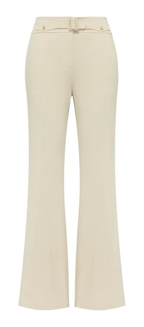 YAYING Triacetate Straight Flared Pants