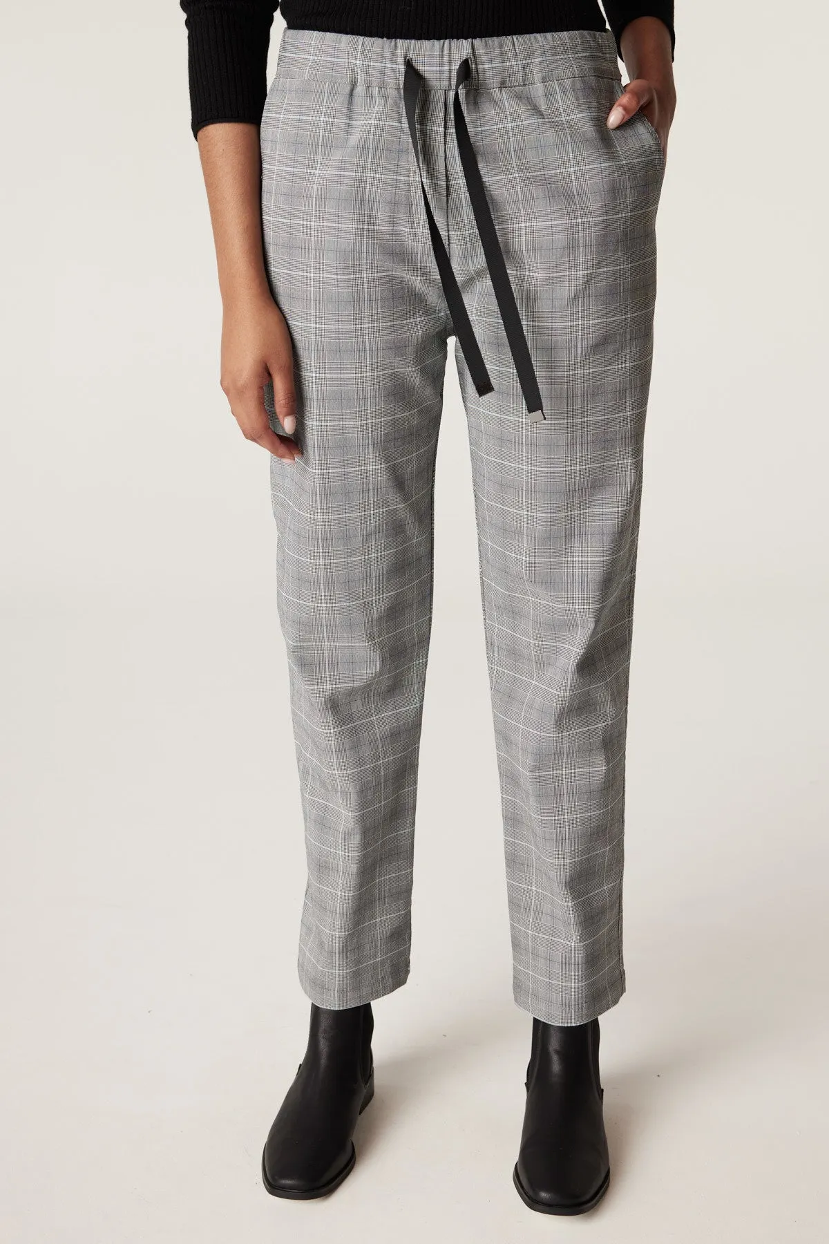 Zoe Check Jogger - Blue Check