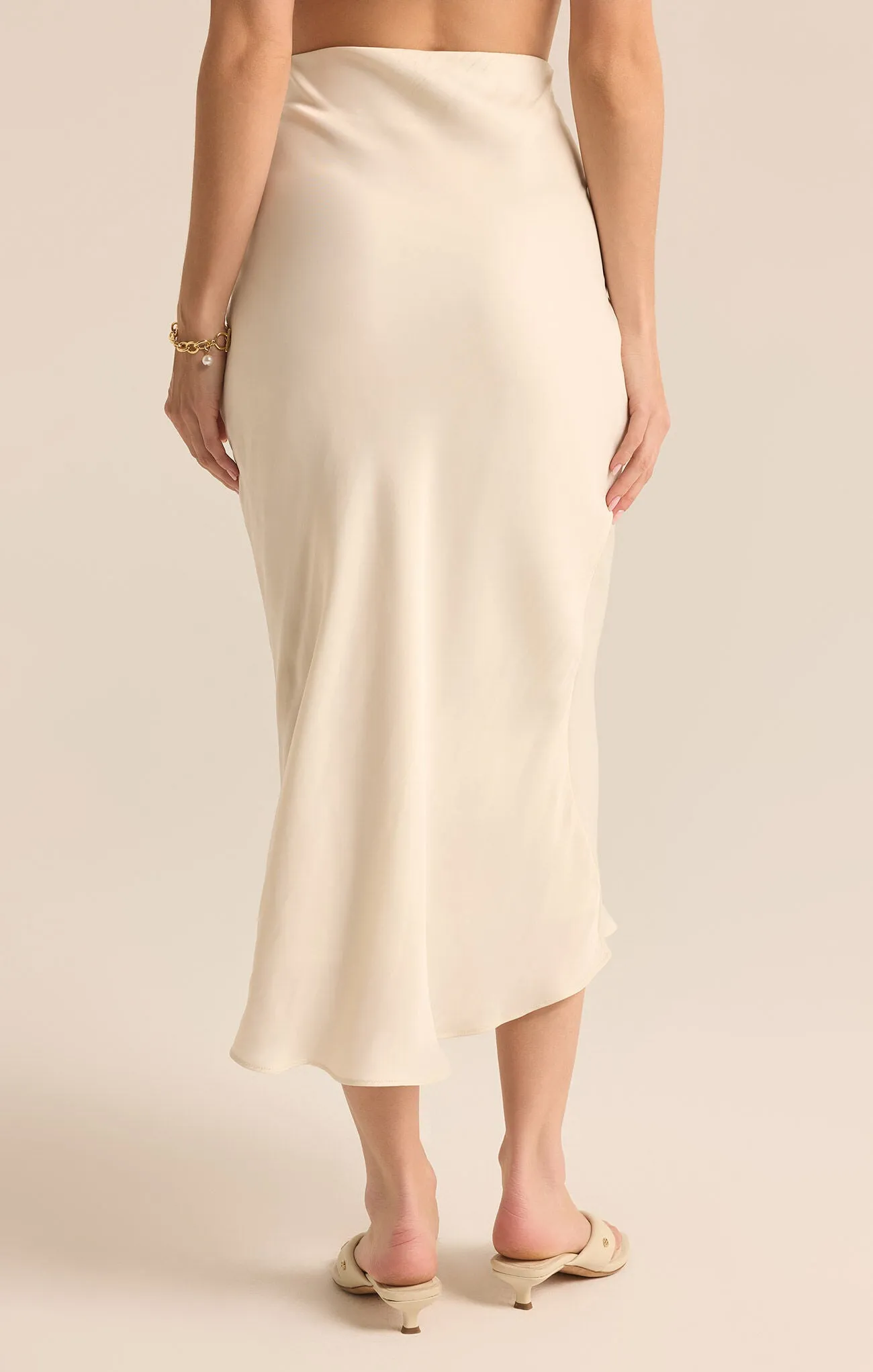 ZSUPPLY Euphoria Luxe Sheen Midi Skirt